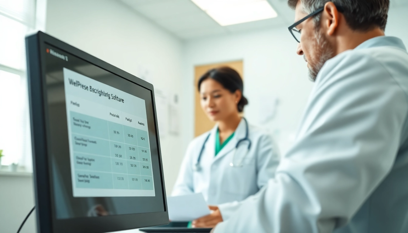 Compare details on eprescribing software pricing while a healthcare provider reviews options.